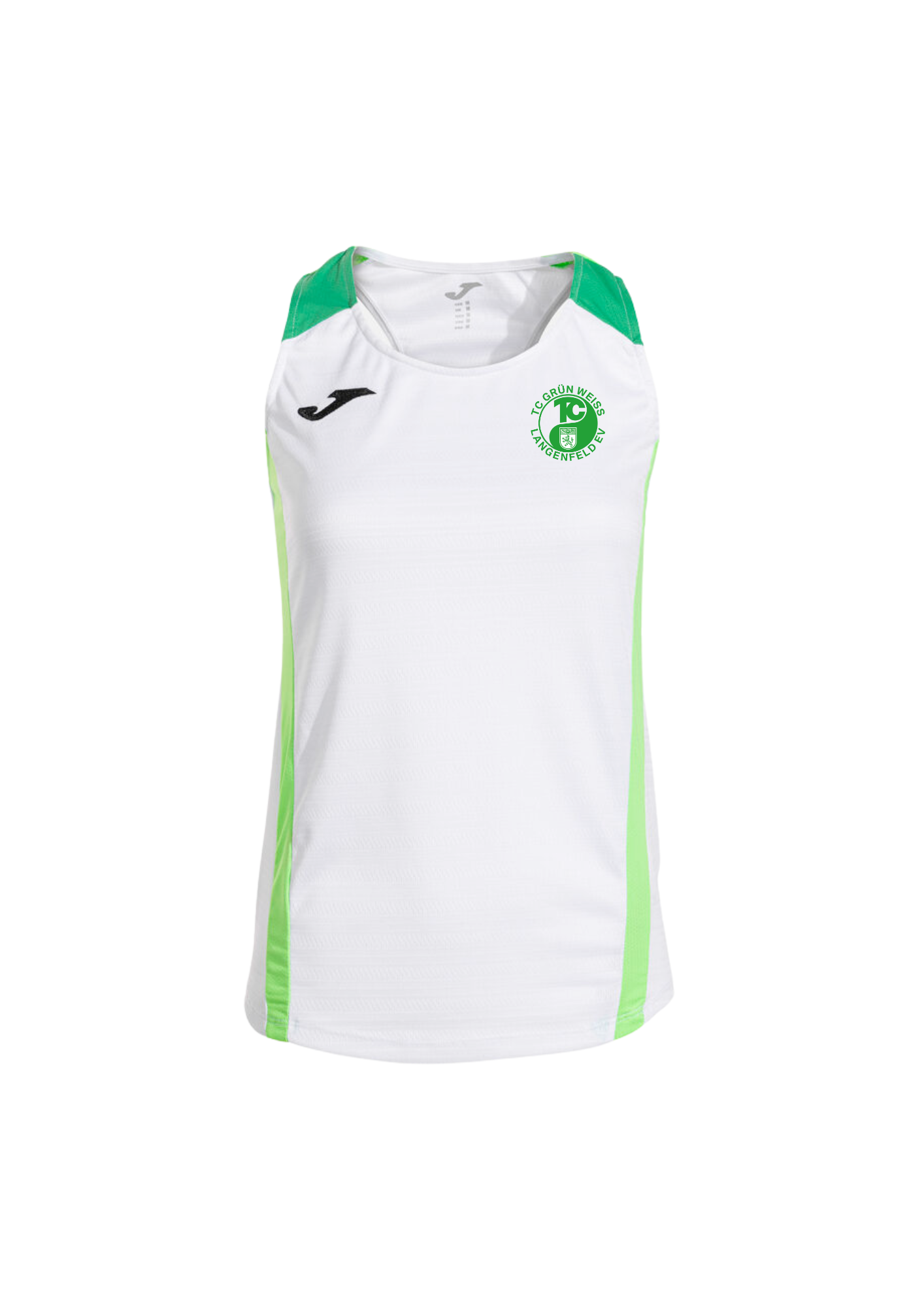 Joma Tennisshirt Damen Torneo weiss/grün