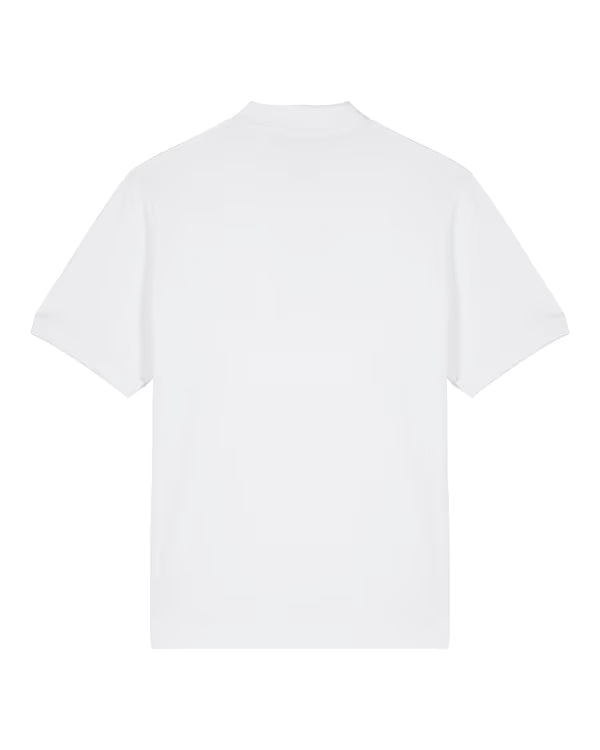 Freizeit Poloshirt weiß Unisex