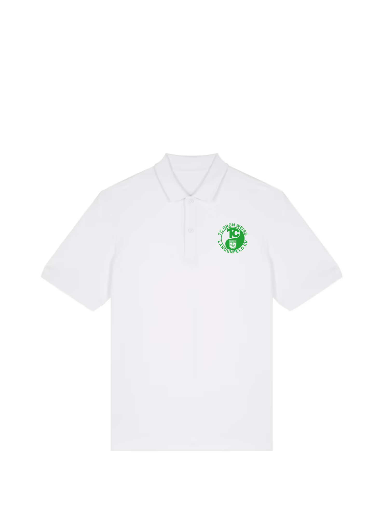 Freizeit Poloshirt weiß Unisex